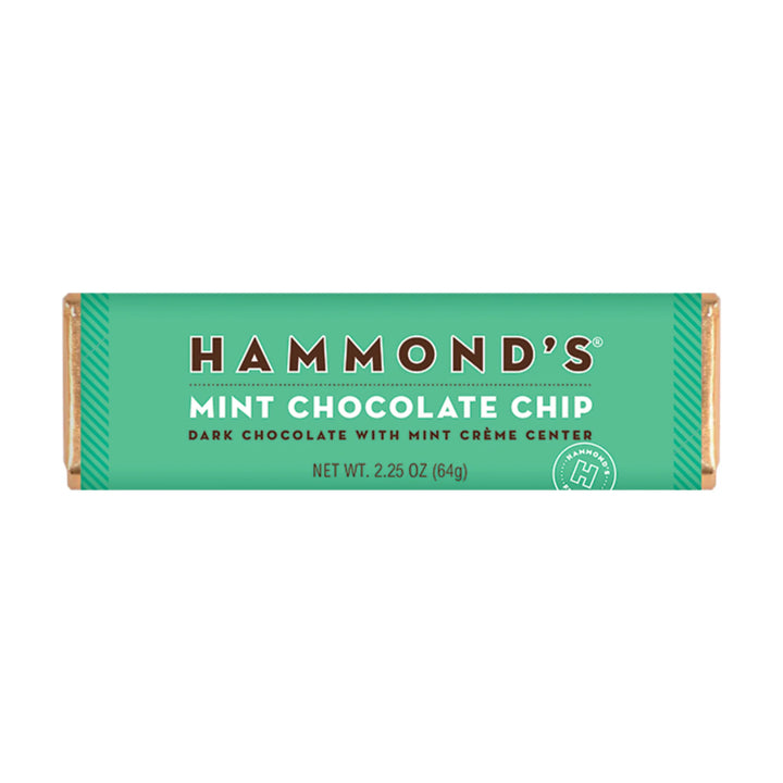 Hammond’s Mint Chocolate Chip Chocolate Bar, 2.25 oz