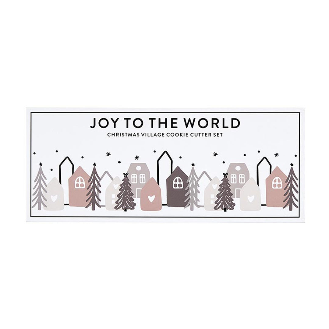 Christmas Village Cookie Cutter Set Book Box - Joy to the World