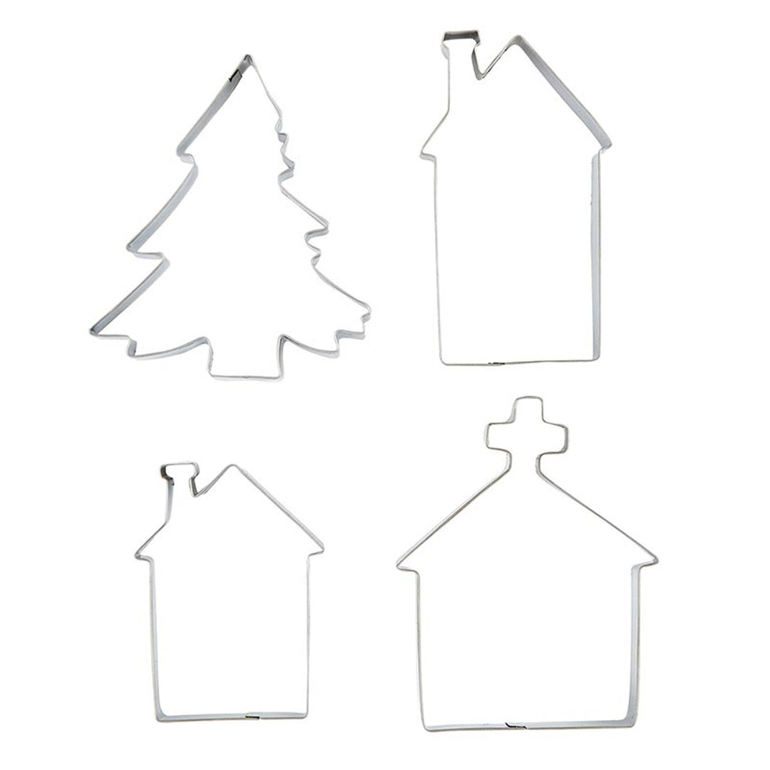 Christmas Village Cookie Cutter Set Book Box - Joy to the World