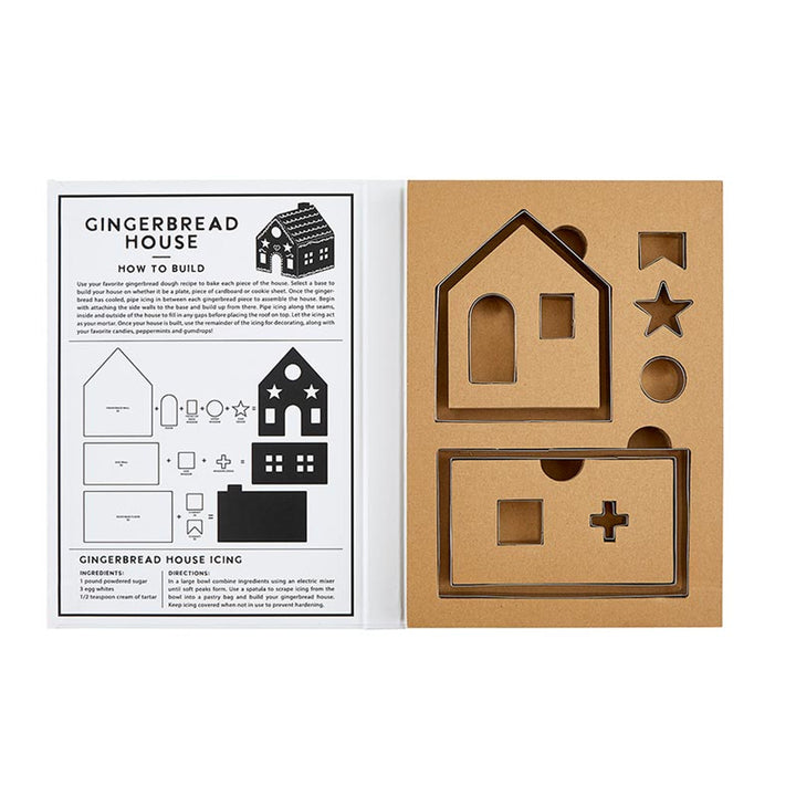 Gingerbread House Cookie Cutter Set Book Box