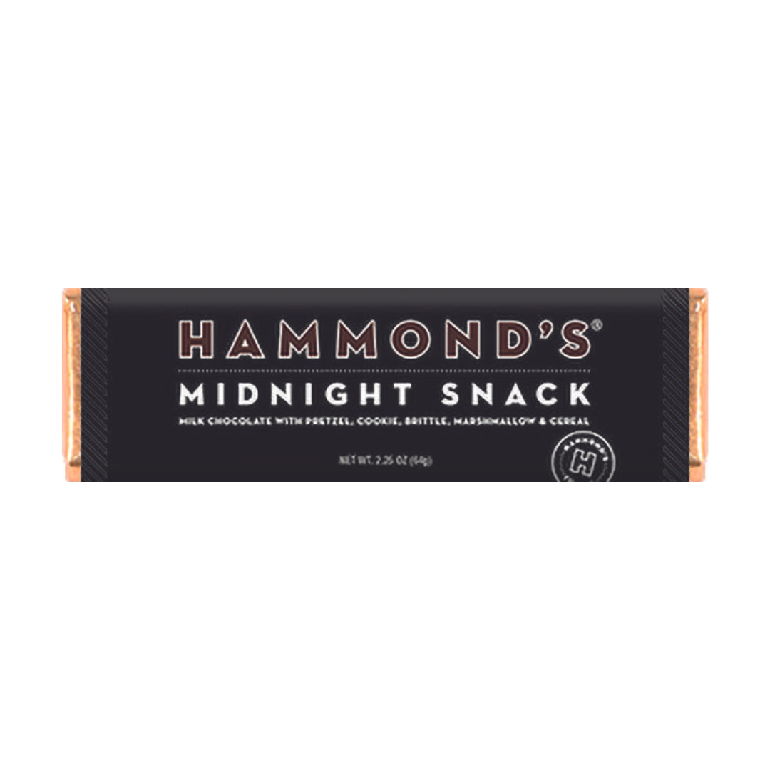 Hammond's Midnight Snack Milk Chocolate Bar, 2.25 oz