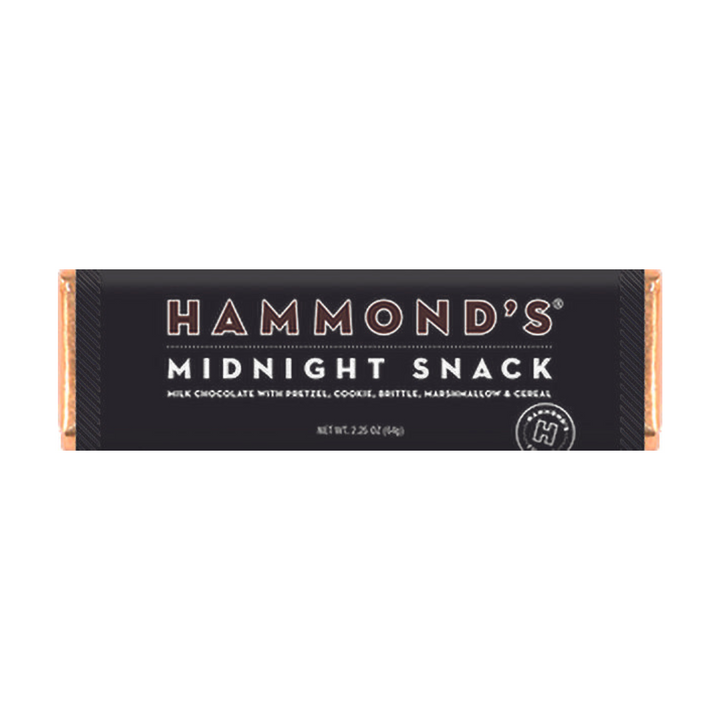 Hammond's Midnight Snack Milk Chocolate Bar, 2.25 oz