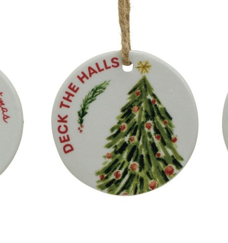 Holiday Ornaments with Sayings