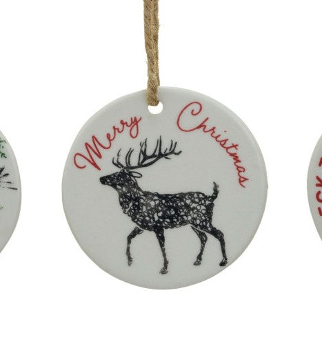 Holiday Ornaments with Sayings