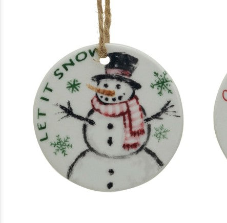 Holiday Ornaments with Sayings