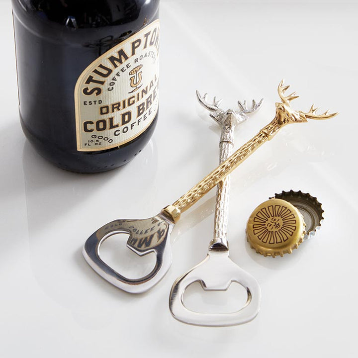 Stag Bottle Opener, Gold