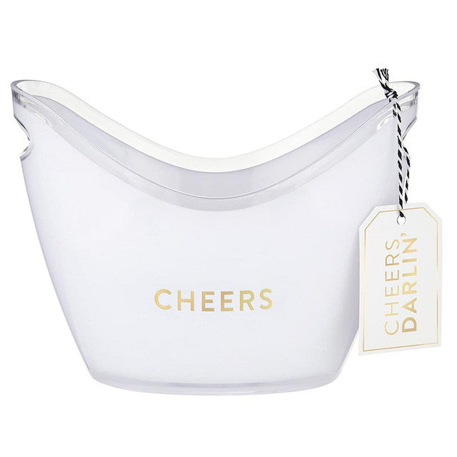 "Cheers" Acrylic Beverage Bucket