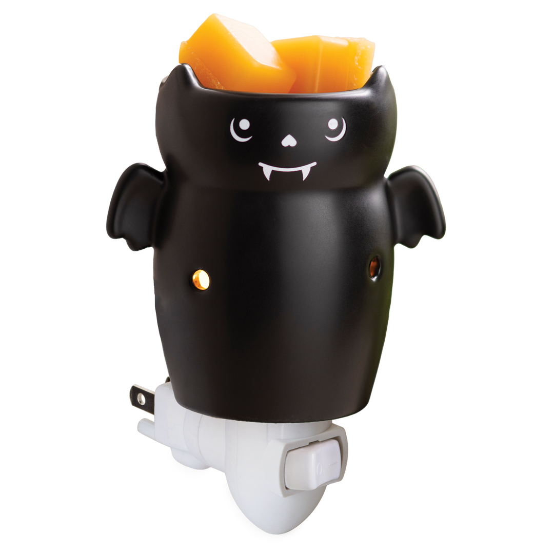 Black Bat Plug-In Wax Melt Warmer – Halloween Fragrance Warmer