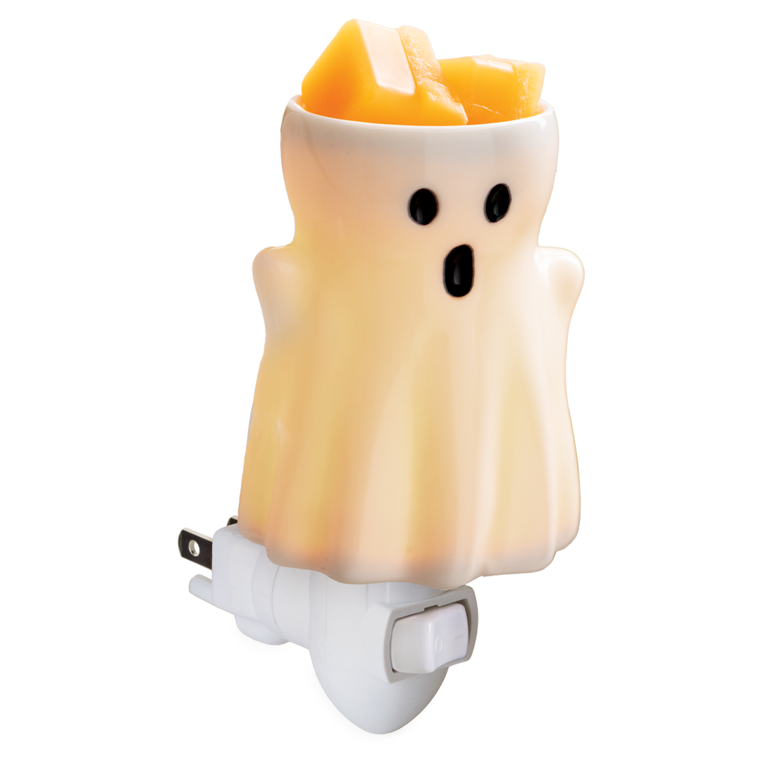White Ghost Plug-In Wax Melt Warmer – Halloween Fragrance Warmer