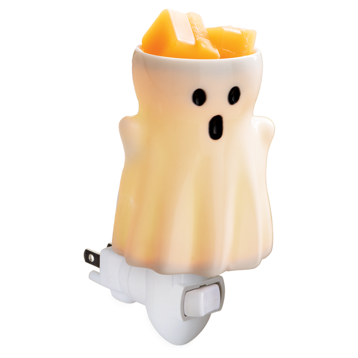 White Ghost Plug-In Wax Melt Warmer – Halloween Fragrance Warmer