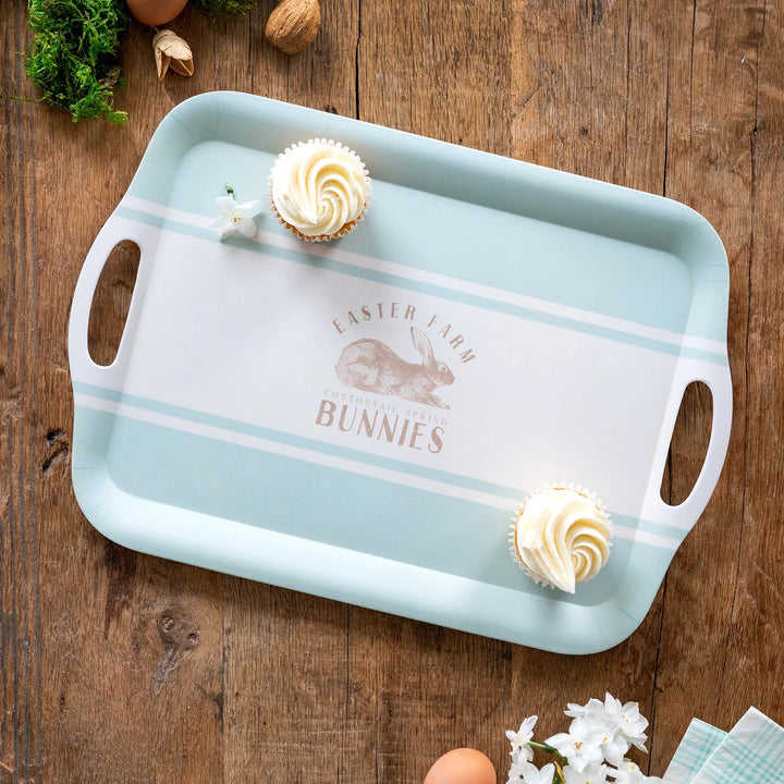 Easter Farm Reusable Bamboo Tray