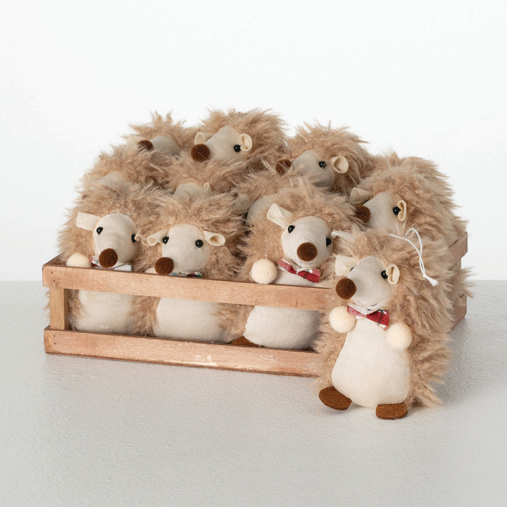 Plush Hedgehog Ornament