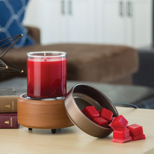 Bronze + Walnut 2-in-1 Fragrance Warmer