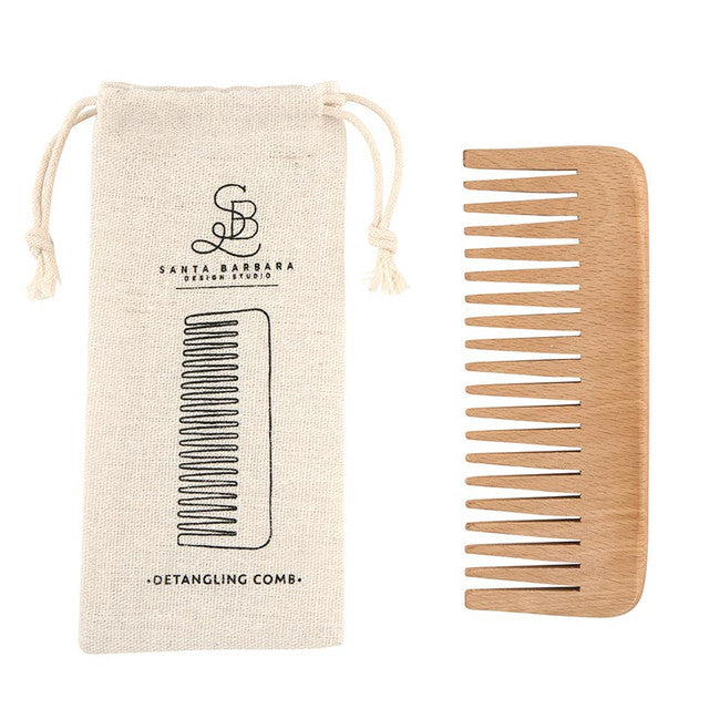 Wooden Hair Detangling Comb