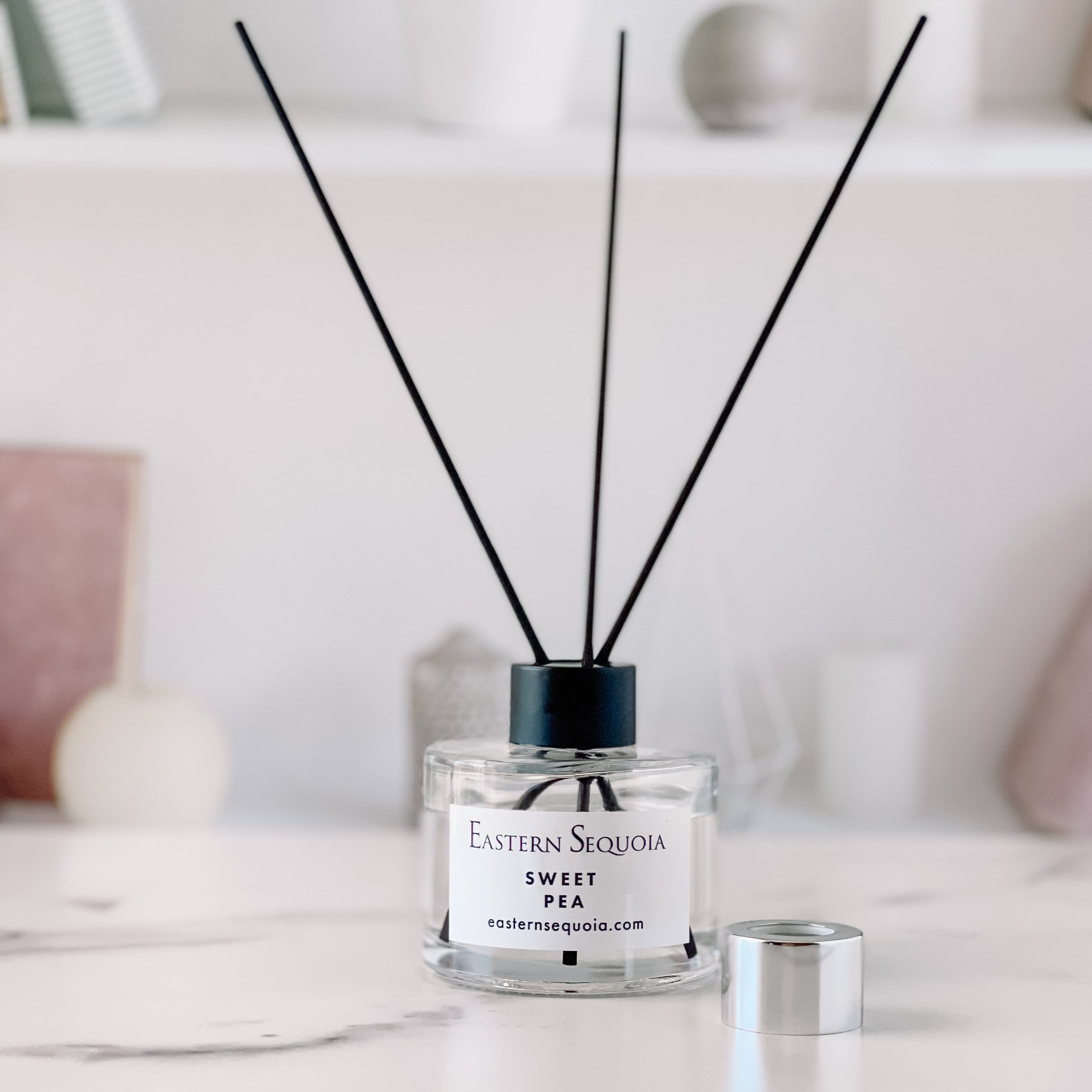 Sweetgrass Reed Diffuser Sweet Pea Reed Diffuser – Eastern Sequoia