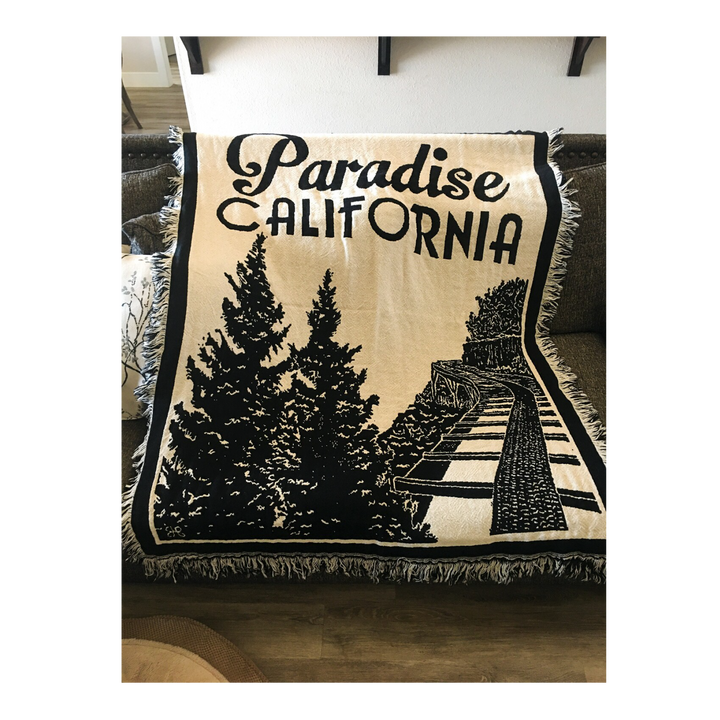 Paradise California Woven Throw Blanket 50" x 60"