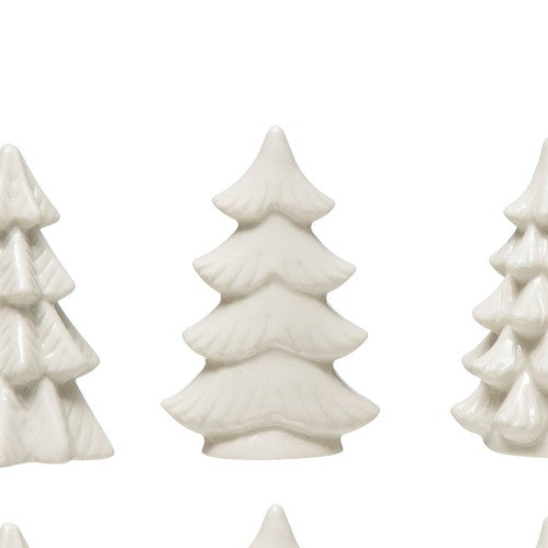 Stoneware Mini Trees, 2.5"