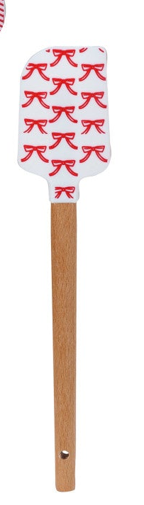 Holiday Spatulas, Silicone + Wood