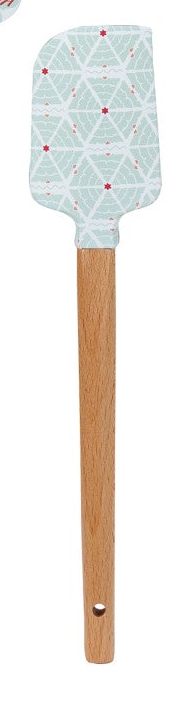 Holiday Spatulas, Silicone + Wood
