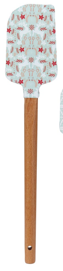 Holiday Spatulas, Silicone + Wood
