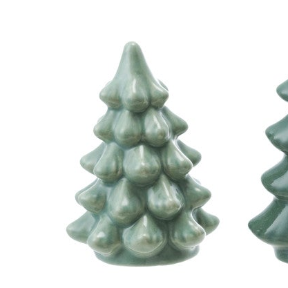 Stoneware Mini Trees, 2.5"