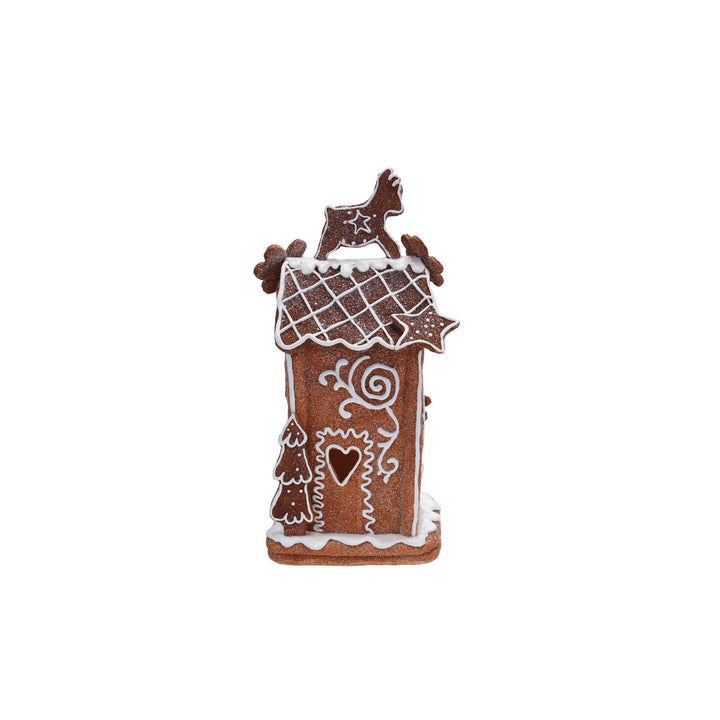 Resin Gingerbread House with LED Light