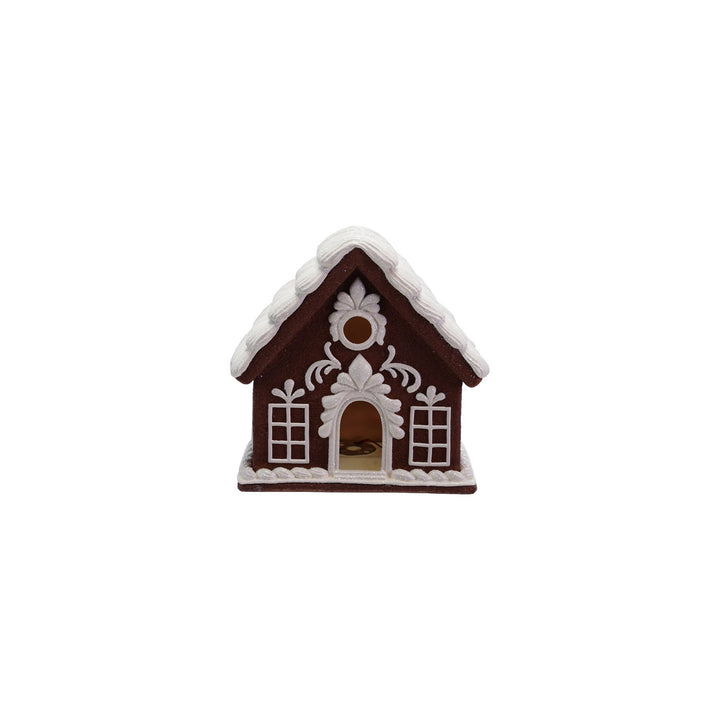 Resin Gingerbread House with LED Light