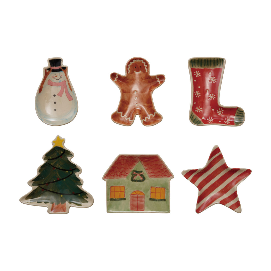 Hand Painted Holiday Dish