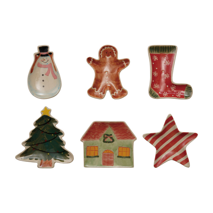 Hand Painted Holiday Dish