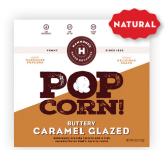 Hammond's Caramel Glazed Popcorn, 6 oz