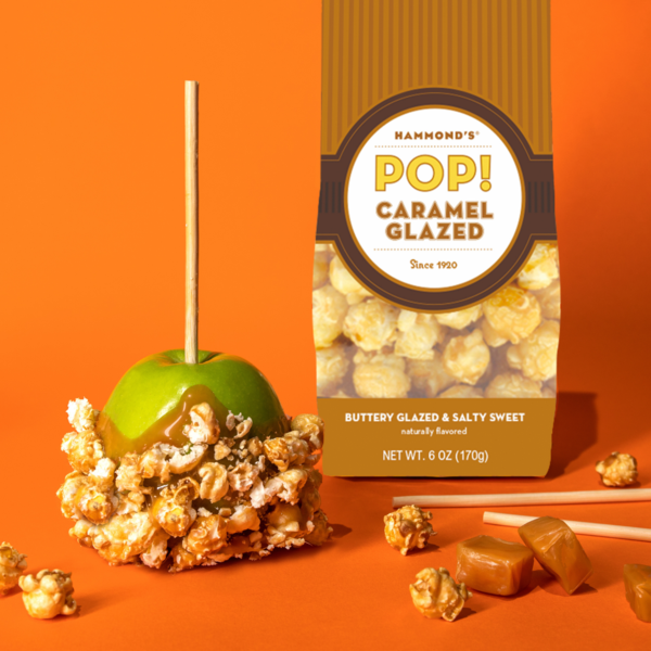 Hammond's Caramel Glazed Popcorn, 6 oz