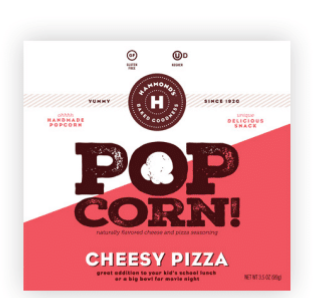 Hammond's Cheesy Pizza Popcorn, 3.5 oz