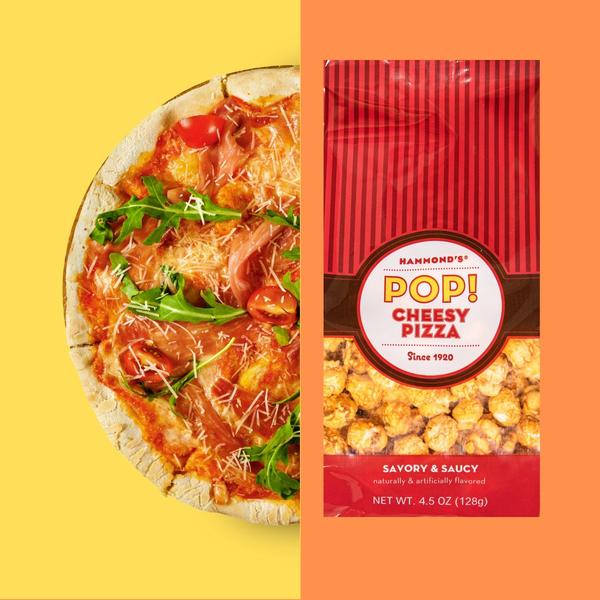 Hammond's Cheesy Pizza Popcorn, 3.5 oz