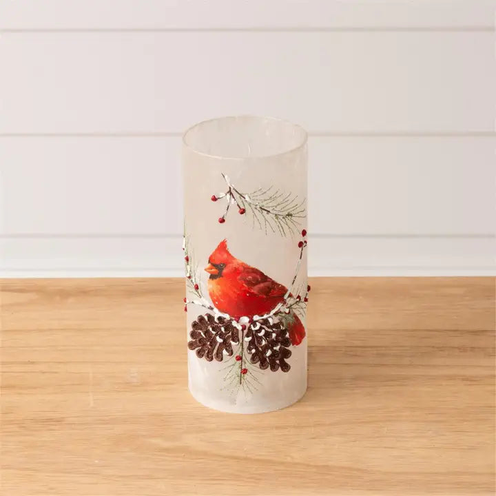 Cardinal Frosted Glass LED Luminary