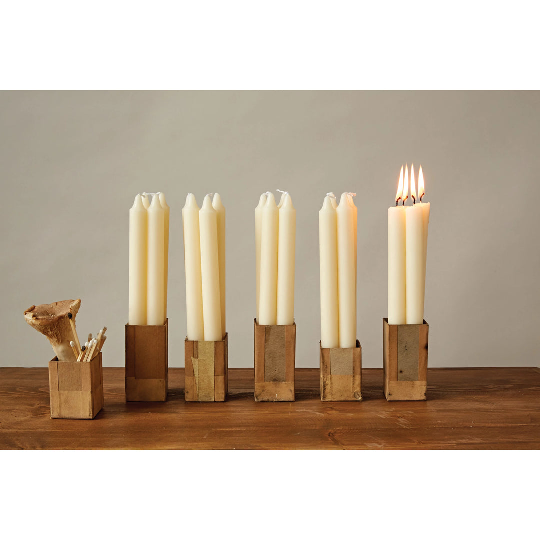 Unscented Taper Candles, 12 ct