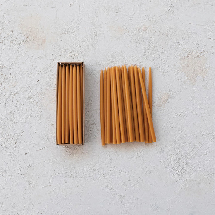 Unscented Thin Taper Candles, 1/2" dia, 24 ct