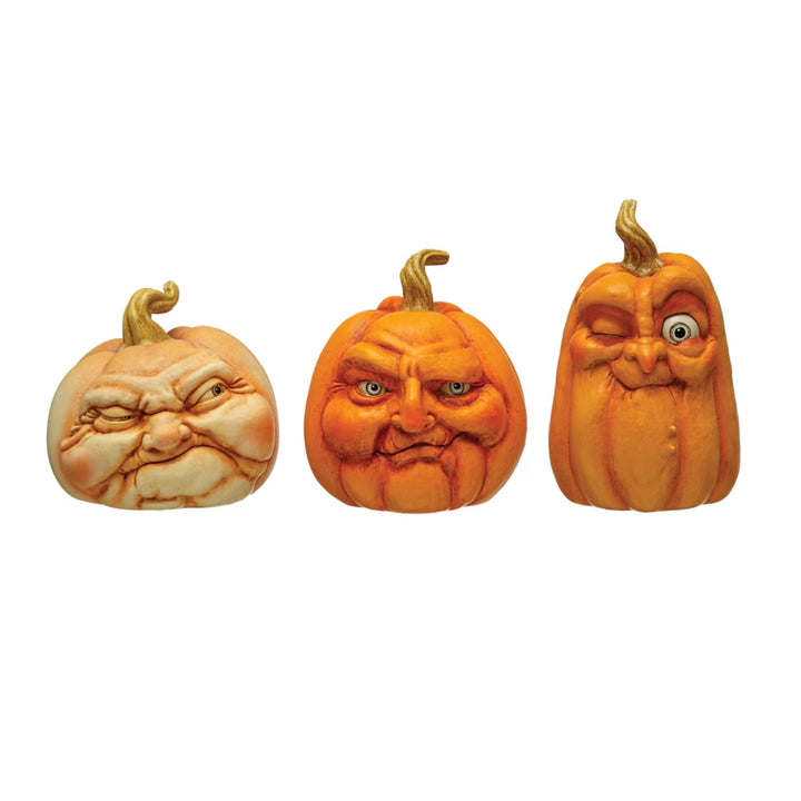 Resin Pumpkin w/ Face
