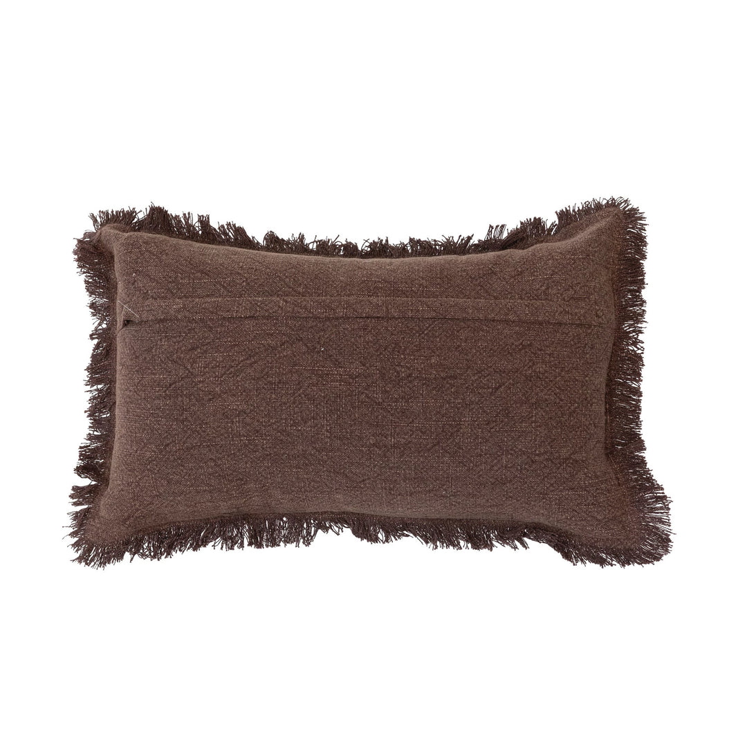 "Hello Fall" Stonewashed Tufted Lumbar Pillow, 20" x 12"