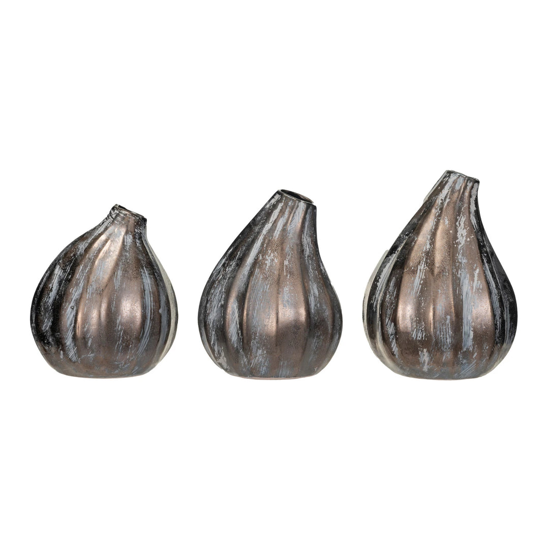 Stoneware Fig Shaped Vases