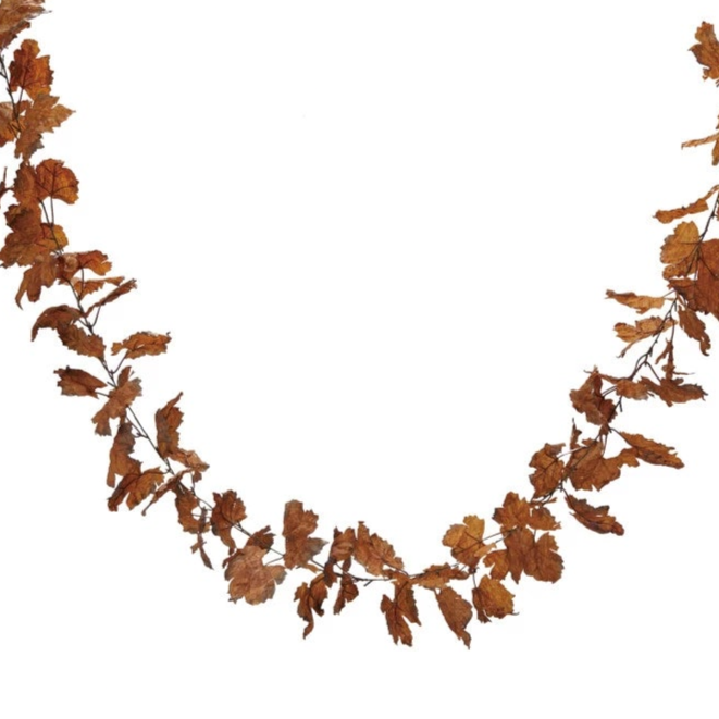 72" Faux Fall Leaf Garland
