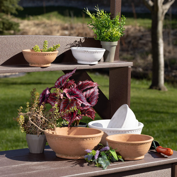 Bowl Shaped Garden Planters