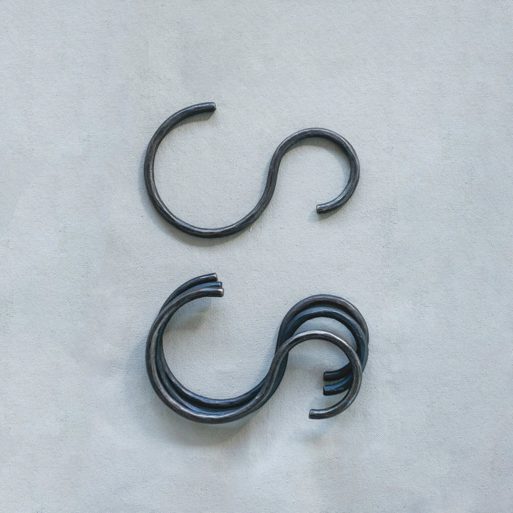 Hand-Forged Iron S-Hook 6"