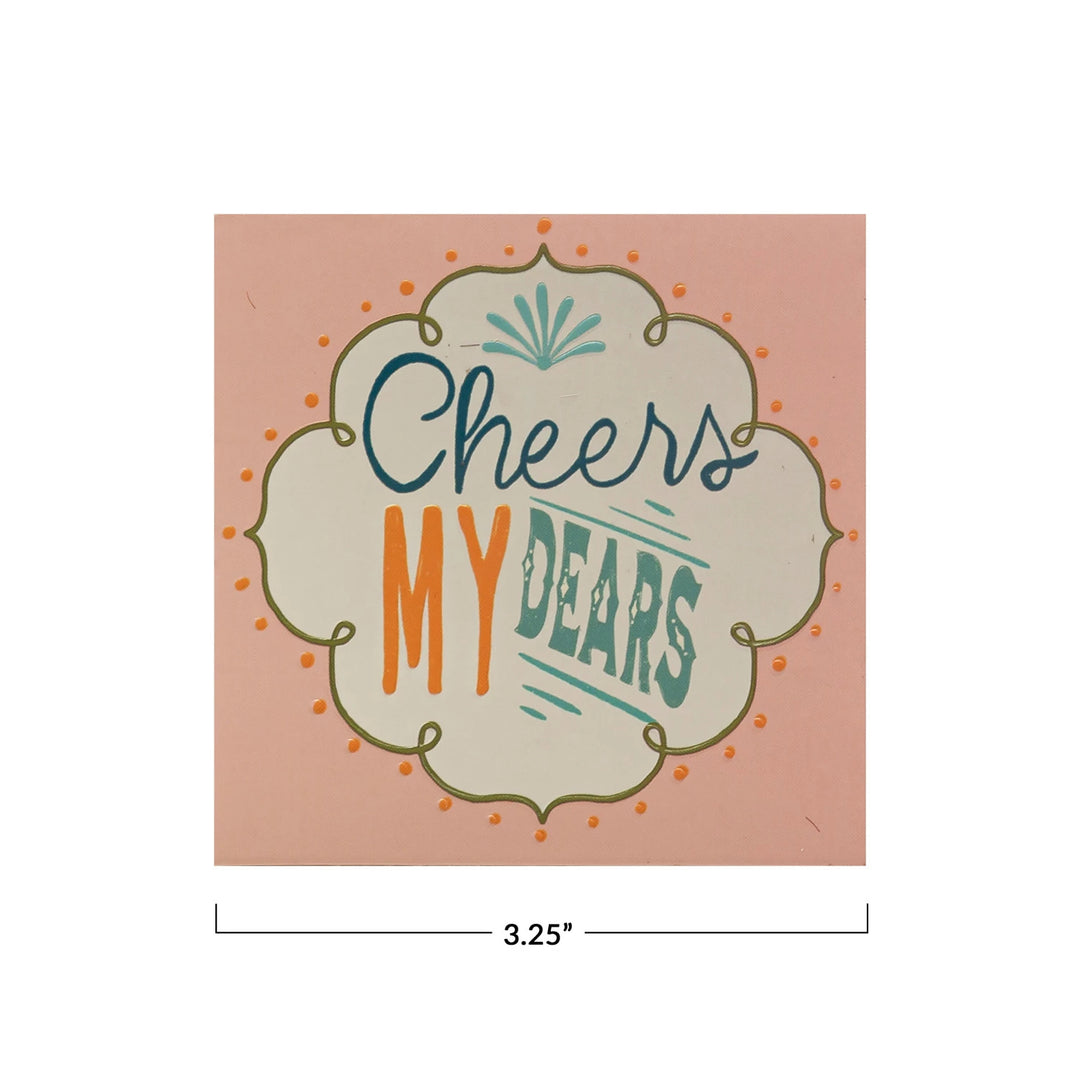 "Cheers My Dears" Safety Matches