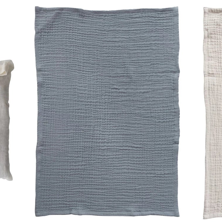 Cotton Double Cloth Tea Towel, 28" x 18"