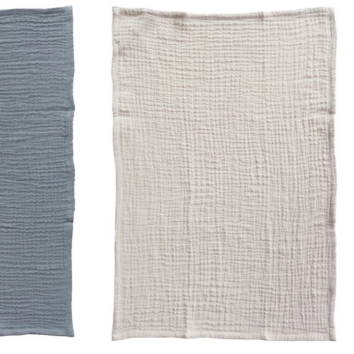 Cotton Double Cloth Tea Towel, 28" x 18"