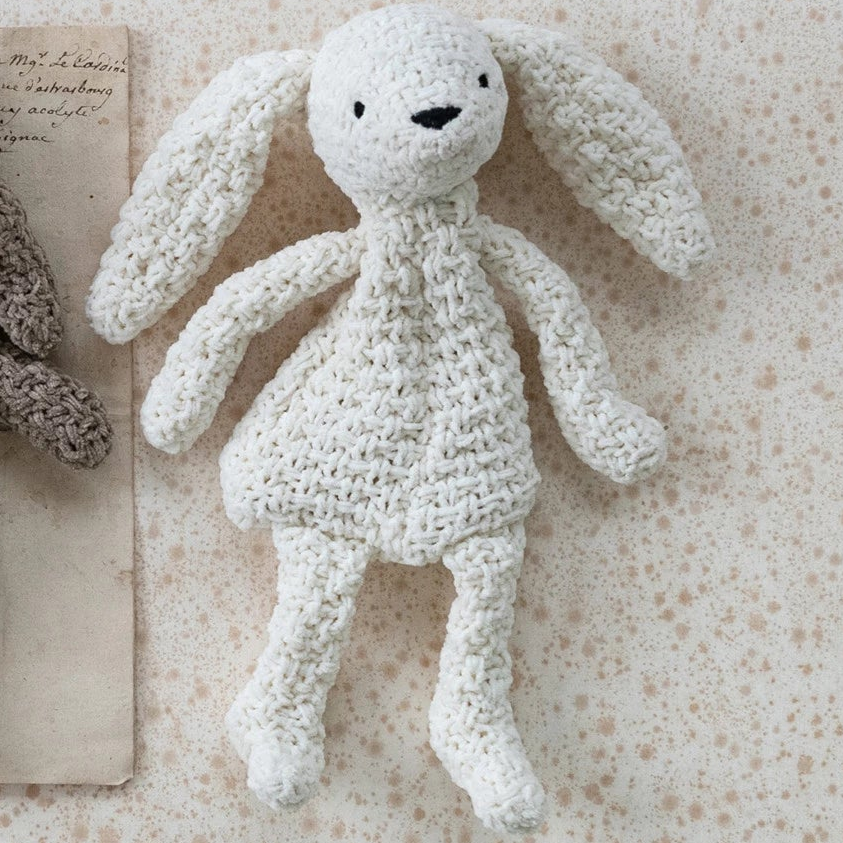 Knit Bunny, Chenille Toy