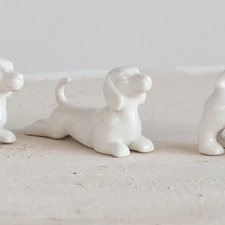 Stoneware Dogs