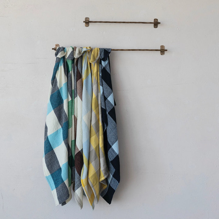 Hand-Forge Stainless Steel Wall Rod, Antique Brass Finish