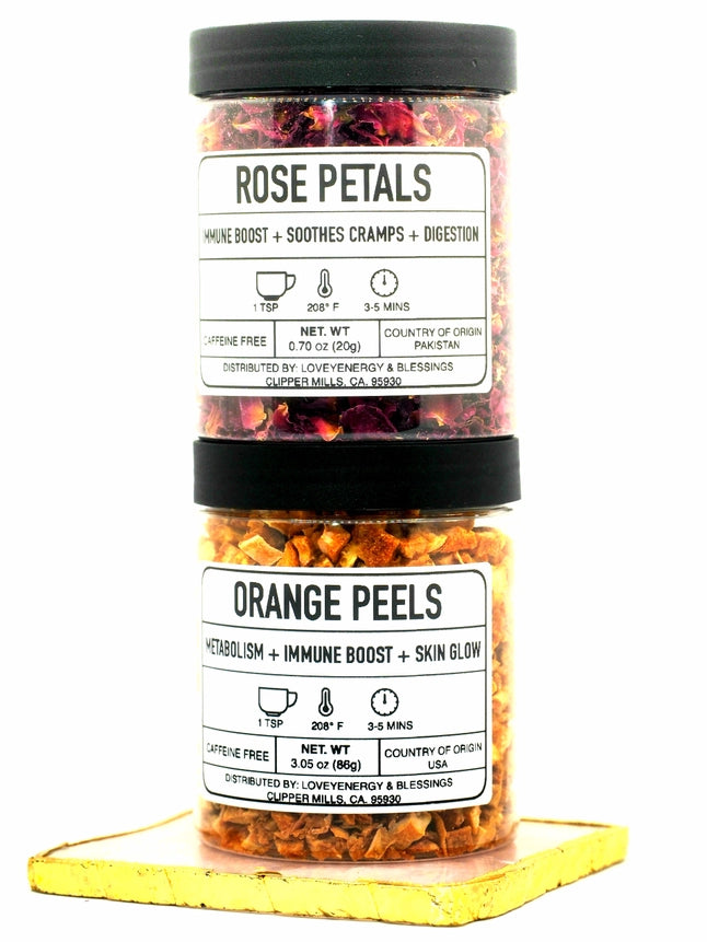 Orange Peels Handcrafted Herbal Tea , 3.05 oz