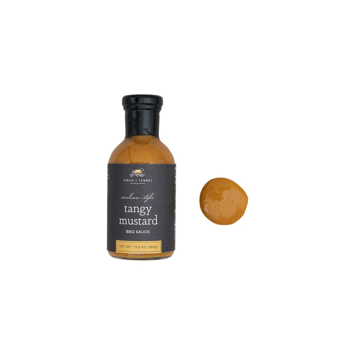 Finch + Fennel Carolina-Style Tangy Mustard BBQ Sauce, 13.5 oz